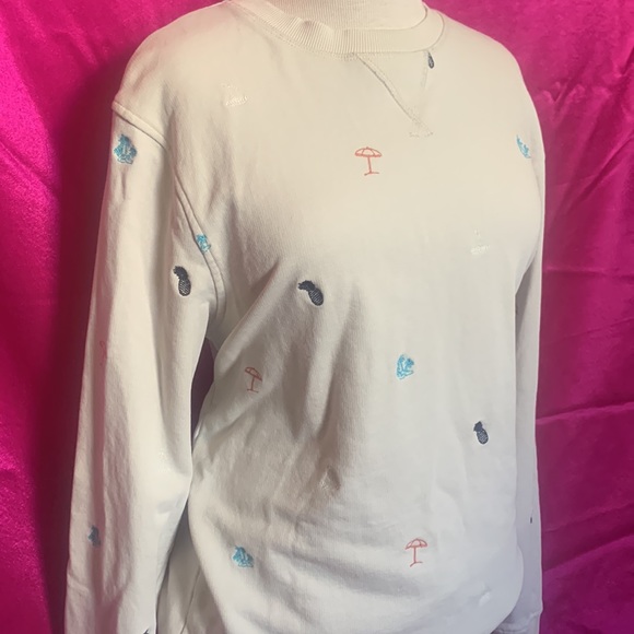 Jack and Jones keep it real sweater size L. Pineapples, umbrella, islands - Picture 3 of 13